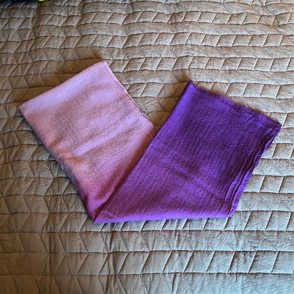 J. Crew Ombré Purple Scarf - Picture 6 of 8